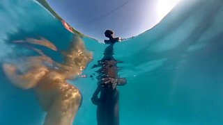Swimming Pool Fuck With A Bbc