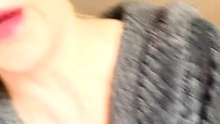 Amateur redhead Milf sucks and fucks a guy