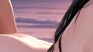 Busty Beach MILF Bent Over and Fucked From Behind