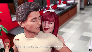 Getting a Blowjob From Rival's Redhead Stepmom and Then Redhead GF -the Spellbook Pure 16 Animated Adult Game Gameplay