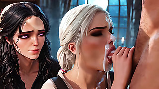 THE WITCHER AI CARTOON COMPILATION