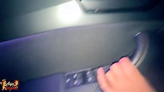 Anja Amelia Raw Car Sex - Deepthroat Blowjob & Hardcore Fuck in Backseat