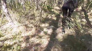 High Heels and Walking in the Woods