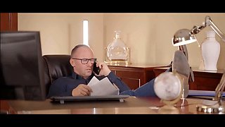 Daddy4k. crazy blonda is demonstrating her big sex practice at the job audition