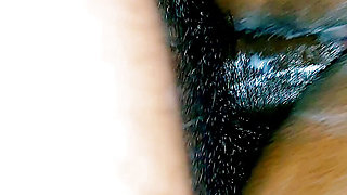 Closeup Shaved Pussy Fuck and Cum
