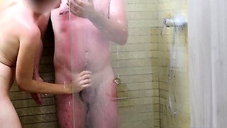 Step-Siblings Shower Sex Tape. So Wet!