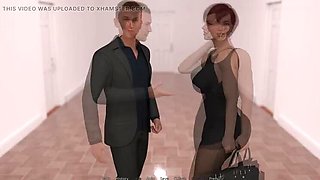 Hot Wife Emily Flashes Thigh to Neighbor - Uncensored Cheating Action