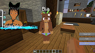 The Jenny mod Fapcraft Minecraft - Its Bia and Allie the genie and I am fucking them both