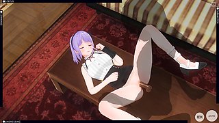 3D Hentai Fucked Hotaru Shidare and Made Her Cum