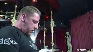German Milf Seduce To Fuck In Bar By Stranger