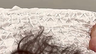 Longest Pubic Hair on Internet - Close up Explosive Squirt