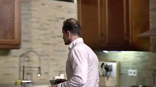 Horny Housewife Sienna Day Fucks Two Men In The Kitchen