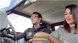 Picking Up A Stranger Milf And Fuck Her In My Car - Zilli Diana And Diana Zilli