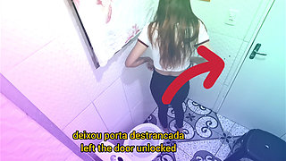 Fucked by a stranger in the bathroom of a barback without a condom!