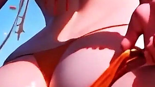 Rapunzel Big Cameltoe and Bouncing Ass!