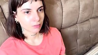 Lily Ann Step-Sister Remote Controlled To Footjob And