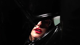 Confined in Latex Sack POV