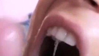 Beautiful blonde sucks first two cocks and then gets fucked hard