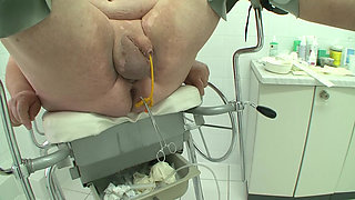 Blonde Girl Does Hardcore BDSM and Slave in a Clinic
