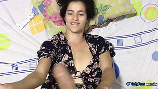 I catch my stepsister lying down and fuck her very hard