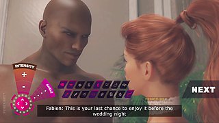 Wife cheated on her husband right at her wedding - 3D Cuckold cheating porn video with sluty-wife and huge cock