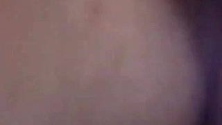 Horny brunette gets fucked outdoors by two guys