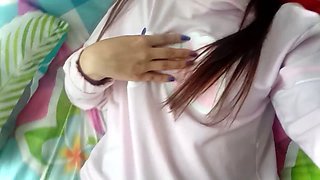 Cute 18-year-old mexicana with a perfect ass getting off