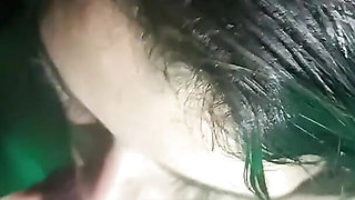 I Wanted to Record a Song and It Ends with a Blowjob and with Milk in Her Mouth