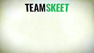 Teamskeet - virgin mormon girls learn a lesson of gratification and reach orgasm together
