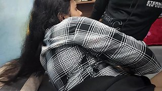 Skirt and Shirt Hot Fuck by Step Sister and Step Brother in Bedroom with Pussy Lick,boobs Press,69 and Hard Fuck