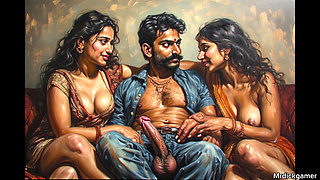 Desi lovers swapping girlfriend hot foursome group sex