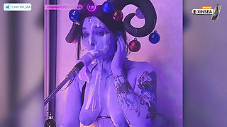 DEVIL FILLED WITH CUM PASSIONATELY GIVES BLOWJOBS