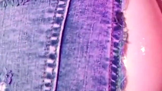 My Husband Fuck Me with Ripped Pants and Cum Inside