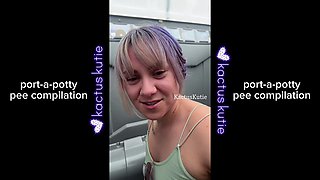 Port-a-potty Pee Compilation