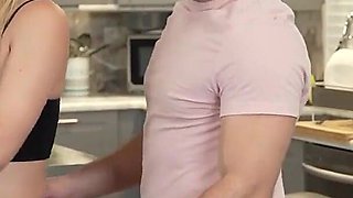 Long Time No See, Stepmom and Stepsister Eager for Stepbrother's Cock 24/7 - Freeuse MILF