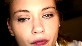 POV Blowjob Teen Girl Brunette Compilation