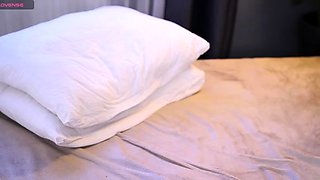 Blonde tight pussy babe solo toy fun in glamour masturbation