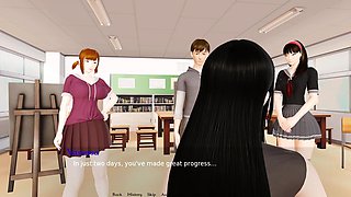 Art Teacher Masturbates- Bound by Lust #6- Gameplay