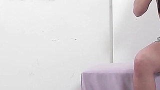 Amazing Blonde in Blowjob, Footjob and Anal Fucking in Gloryhole!