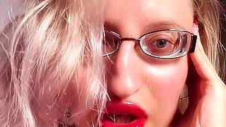 Perfect Lips Red Lip Gloss Lipstick Fetish Findom Goaldigger Lips Addiction