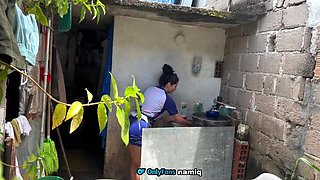 Horny Latina Stepsister Fucked Hard By Urgent Stepbrother In Taboo Village Sex