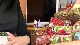 Hairy girl smoking then pissing