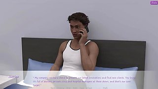 Stepbrother's Wife Jennifer Strokes His Big Cock & Sniffs Cum - Full HD Cheating Story