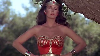Wonder Woman: Ready for Programming ft. Lynda Carter: Big Tits, Brunette  Solo Porn