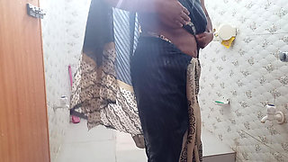 Desi Girl Shower Bathroom