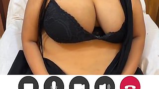 Bhabhi Ko Call Record Mms Lick - Desi Hot Bhabhi Hugh Boobs Video Call Record