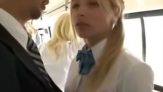 Incredible fair-haired oriental gal like to have a fetish fun in public