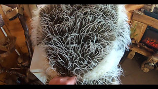 Tight Green Leather Pants Cameltoe Blowjob & Doggy with Cum on My Fur Coat & Downjacket- Preview