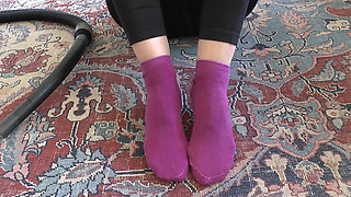 First, the Socks Are Vacuumed, Then Scrubbed, and Then Covered in Cum, POV, JOI, Lady Victoria Valente