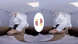 The Chauffer - Busty Blonde Pov - Vrpfilms - Sexlikereal